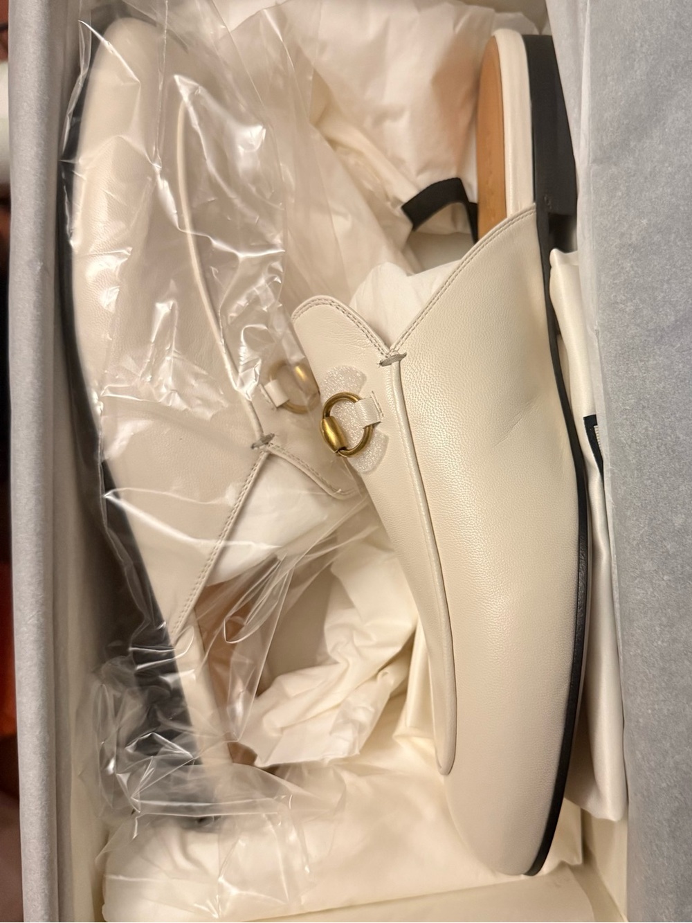 Gucci Princetown Slipper, White